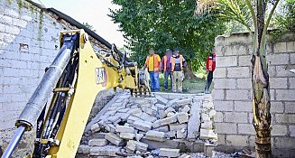 Rescatan vialidades bloqueadas en tres comunidades de Tlaxcala