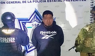 SSP y Semar detienen a hombre armado en San Miguel Canoa, Puebla