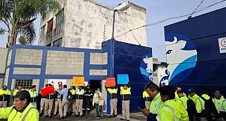 Protesta laboral en Alpura Puebla por violaciones al contrato colectivo