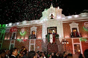 Disfrutan celebración del Grito de Independencia en Tlaxcala