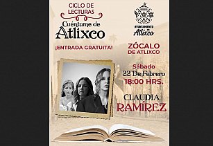 Anuncio de Claudia Ramírez en "Cuéntame de Atlixco"