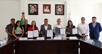 Para el desarrollo de estudiantes, firma Coronango convenio con la UAM