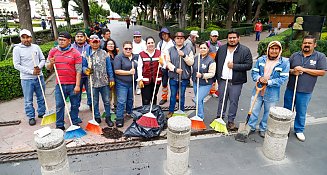 Tonantzin Fernández fortalece acciones de limpieza con el programa “Cholula Te Quiero Limpia”