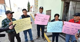 Campesinos exigen reinstalación del delegado del RAN en Tlaxcala