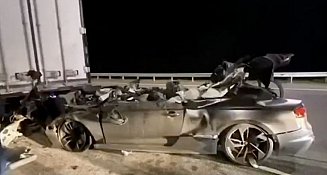 Joven ruso muere al chocar su Audi a 300 km/h en la autopista M-12