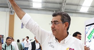 Gobernador de Puebla inicia gira de despedida a menos de tres meses de concluir funciones