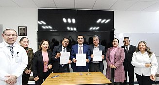 Firman convenio histórico para fortalecer la atención médica infantil en Puebla