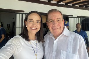 María Corina Machado llama a apoyar a Edmundo González en su visita a Guatemala