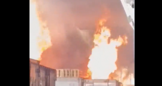 Incendio en la Central de Abasto de la Ciudad de México sin lesionados