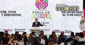 Alejandro Armenta impulsa la Feria de Puebla 2025 con descuentos y récord turístico