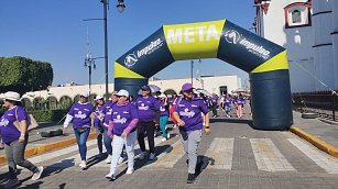 Mujeres cholultecas unidas en "Movimiento Mujer: Corre, Trota o Camina"