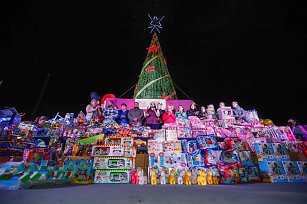 Acompaña Gobierno de Cholula a los Reyes Magos en la Caravana de la Esperanza