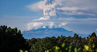 El Popocatépetl sorprende este Día de Muertos con un espectáculo natural