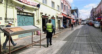  Realizan operativo de ordenamiento en zona de pescados y mariscos de Puebla