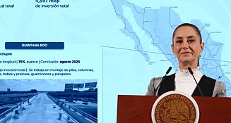 Claudia Sheinbaum presenta el Programa Nacional de Infraestructura Carretera 2025-2030