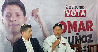 Omar Muñoz aspirante a la alcandía de Cuautlancingo denuncia campaña negra