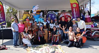 Más de 10 mil cholultecas y turistas se dieron cita en el Parque Soria para degustar este milenario alimento