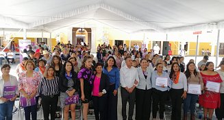 Preside Edmundo Tlatehui Encuentro Mujeres Emprendedoras Sanandreseñas