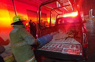 Alerta a vecinos fuga de gas en El Alto, Chiautempan