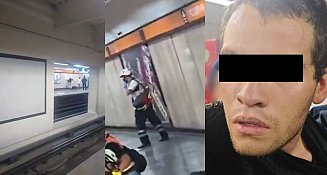 Hombre que atacó a 4 personas en el Metro Tacubaya estaba intoxicado con trastorno mental 