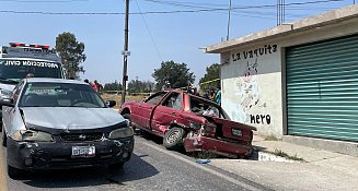 Accidente automovilístico deja al menos 7 lesionados, en Tzompantepec