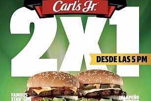 Aprovecha el 2x1 en Carl’s Jr todos los lunes del 2024 ¡Conoce los detalles!