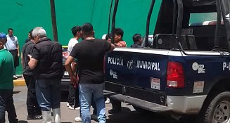 Violento intento de extorsión en mercado de San Pedro Cholula deja varios detenidos
