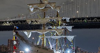  2 fallecidos y 20 heridos tras choque de Buque Cuauhtémoc en Puente de Brooklyn