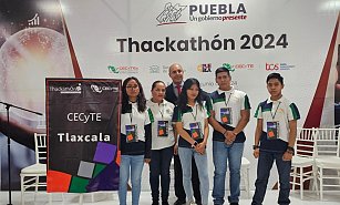 Presenta CECYTE Tlaxcala aplicación móvil en Thackatón nacional 2024