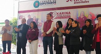 Encabeza Karina Pérez Popoca Jornada Distrital y entrega de Despensa Navideña 2024 en San Andrés Cholula