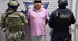 Capturan a presunto extorsionador en el Centro Histórico de Puebla