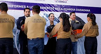 Guadalupe Cuautle refuerza identidad institucional de Guardia Ciudadana con entrega de uniformes 
