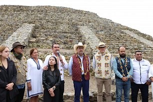 Avanza construcción del Museo de Sitio en Teteles de Ávila Castillo