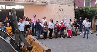 Arrancan obras de pavimentación en Lomas de Temaxcalapa