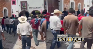 Caos en Atlixco: protesta de foráneos termina en violencia