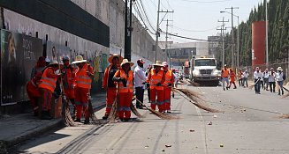 OOSL implementa operativo especial de limpieza durante desfile del 5 de Mayo