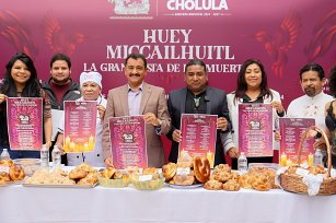 Presenta Ayuntamiento de San Pedro Cholula “Huey Miccailhuitl, la gran fiesta de los muertos”