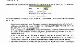 Crisis en hospitales de Tlaxcala: desabasto de alimentos y medicinas