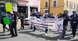 Médicos Veterinarios de Tlaxcala realizan paro en protesta por violencia