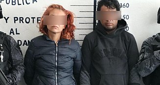 Pareja detenida con droga y armas en San Pedro Cholula