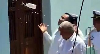 AMLO responde al “botellazo” en Veracruz: Una provocación conservadora