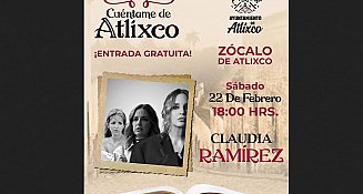 Anuncio de Claudia Ramírez en "Cuéntame de Atlixco"