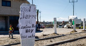 Cierre de Ferrosur en Apizaco causa caos vial y molesta a los vecinos