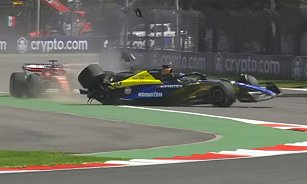 Alex Albon sufre fuerte accidente en práctica del GP de México