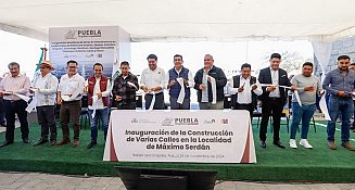 Sergio Salomón entrega obras de impacto en nueve municipios poblanos