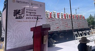 Arranca en Puebla el programa Fertilizantes para el Bienestar