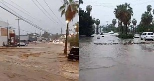 Alerta roja en Baja California Sur por la tormenta tropical Ileana: Protección Civil pide refugiarse