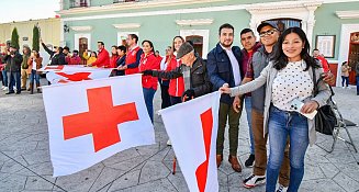 Alcalde de Huamantla Refuerza Apoyo a la Cruz Roja con el “Plan Invernal”