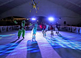 "Patinarte", gran espectáculo sobre hielo que disfrutaron las familias de Cuautlancingo