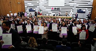 INE entrega constancias a magistrados y jueces electos en histórica elección judicial